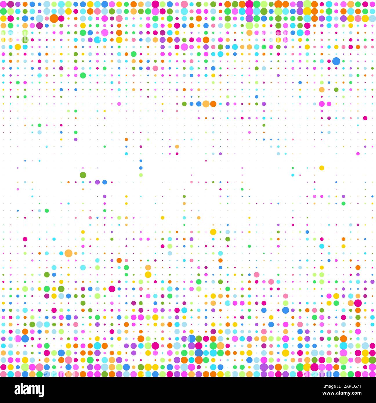 White background with colorful dots Stock Vector Image & Art - Alamy