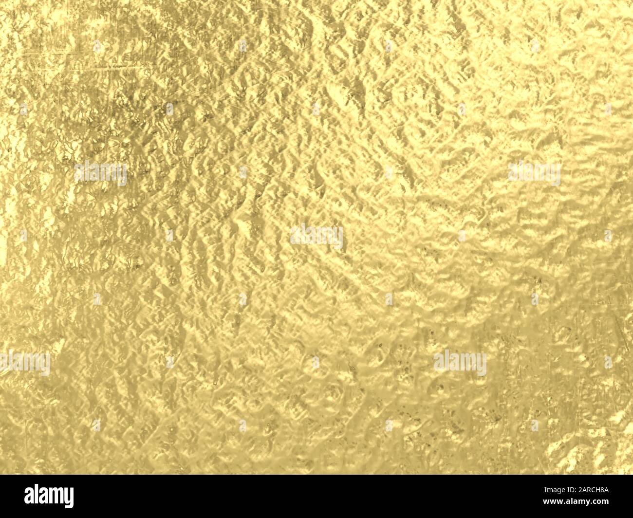 3d render image of gold metallic texture with irregular relief pattern