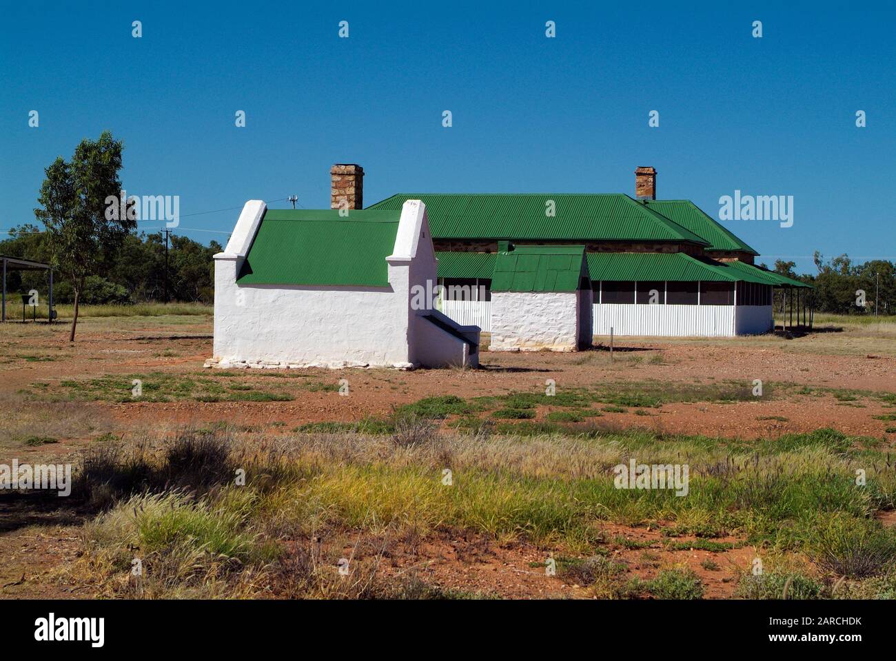 Australia, old telegraph station Tennant Creek in Northern Territory Stock Photo