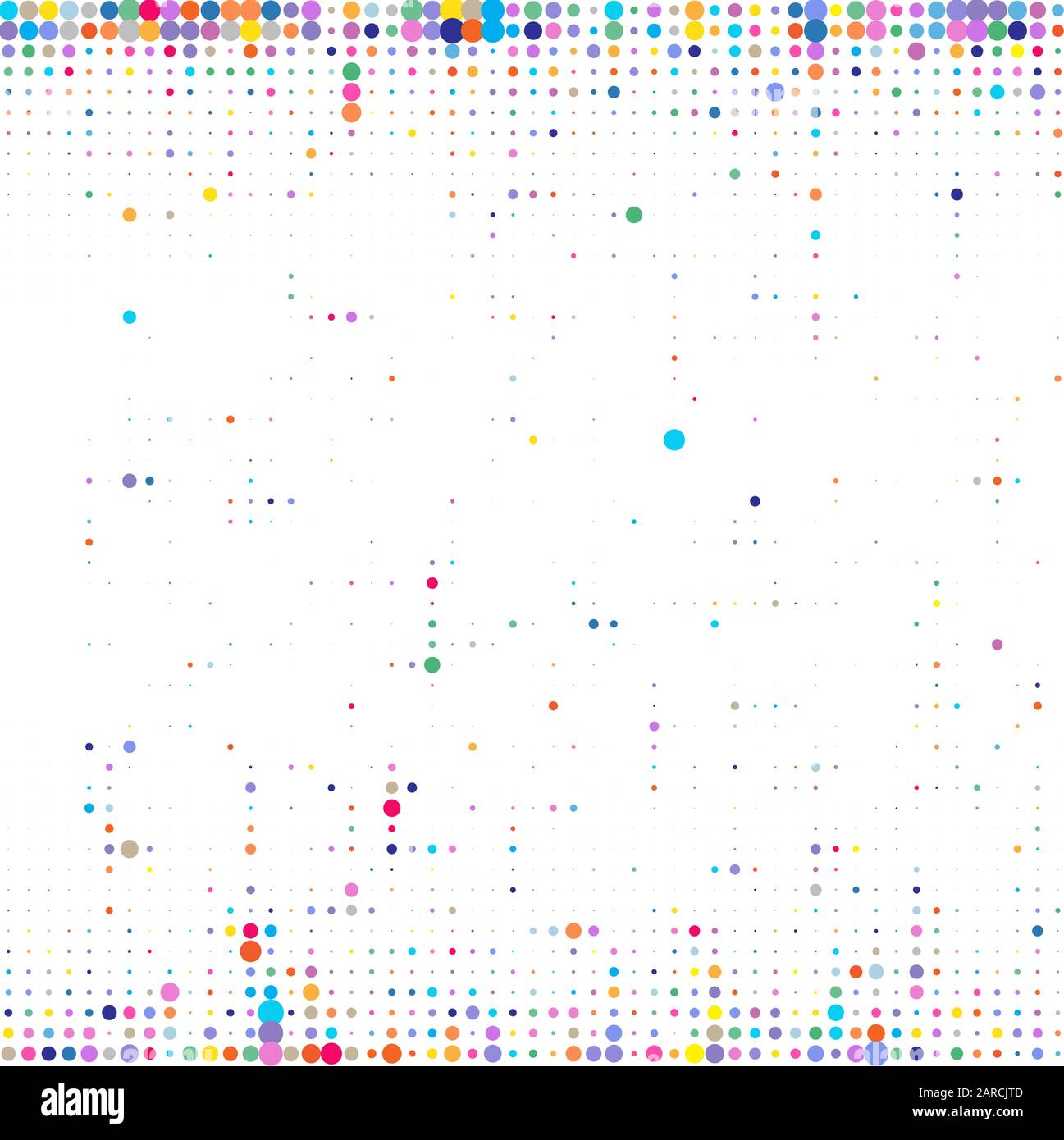 White background with colorful dots Stock Vector Image & Art - Alamy