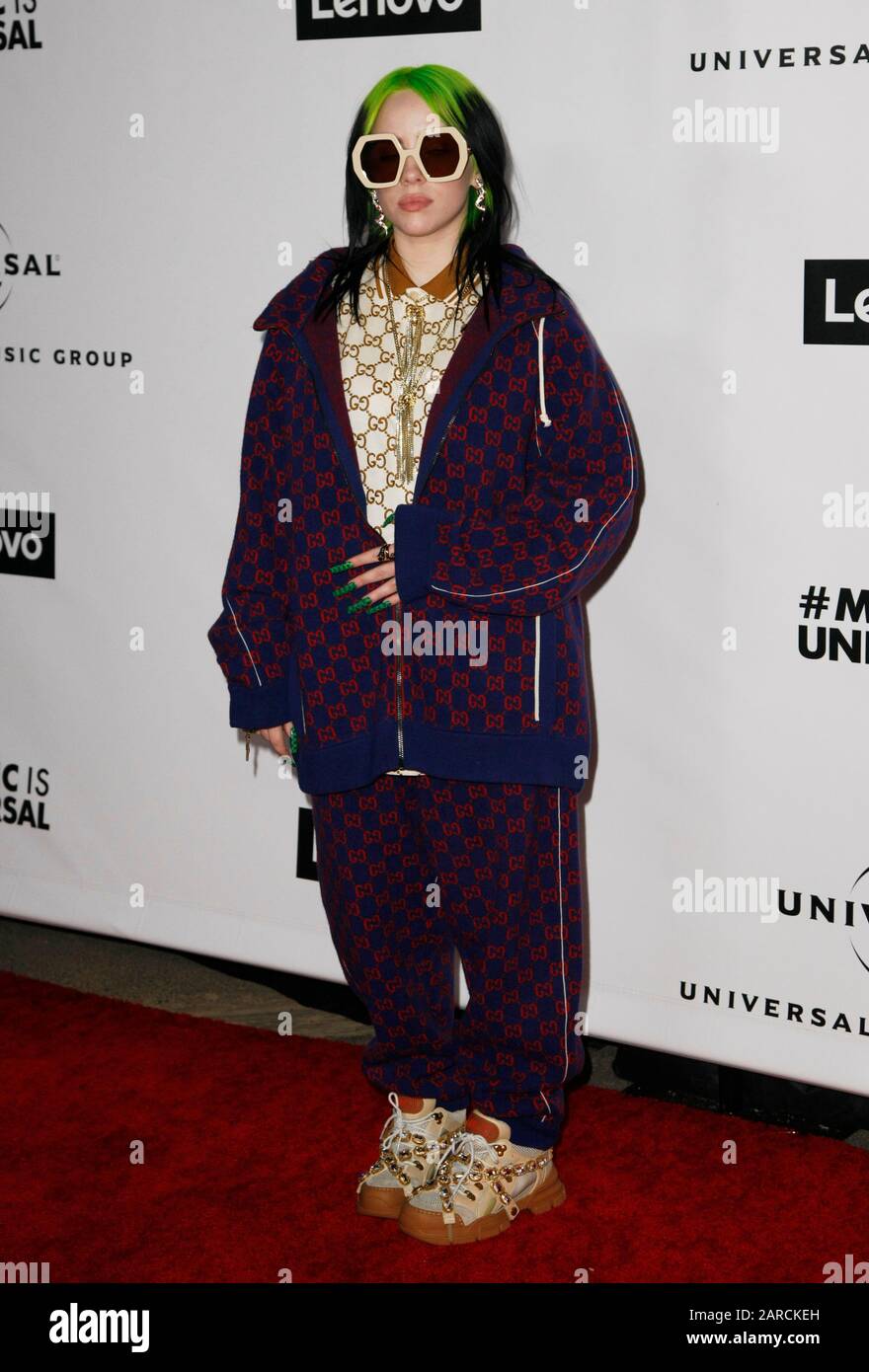 Los Angeles, USA. 26th Jan, 2020. LOS ANGELES, CALIFORNIA - JANUARY 26: Billie  Eilish attends Universal Music Group Hosts 2020 Grammy After Party on  January 26, 2020 in Los Angeles, California. Photo: