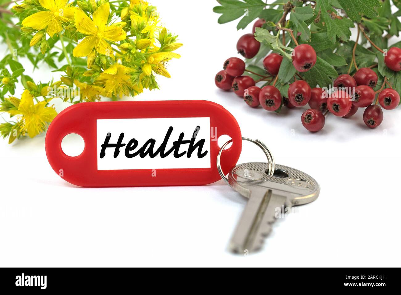 Key to health Stock Photo