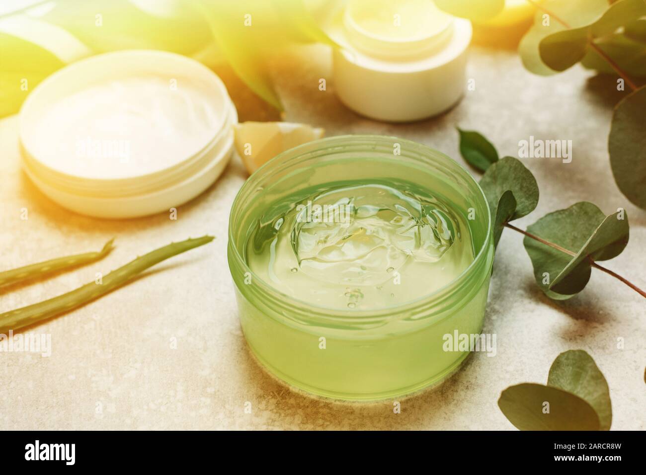 The concept of skin care, love for your body, natural ingredients