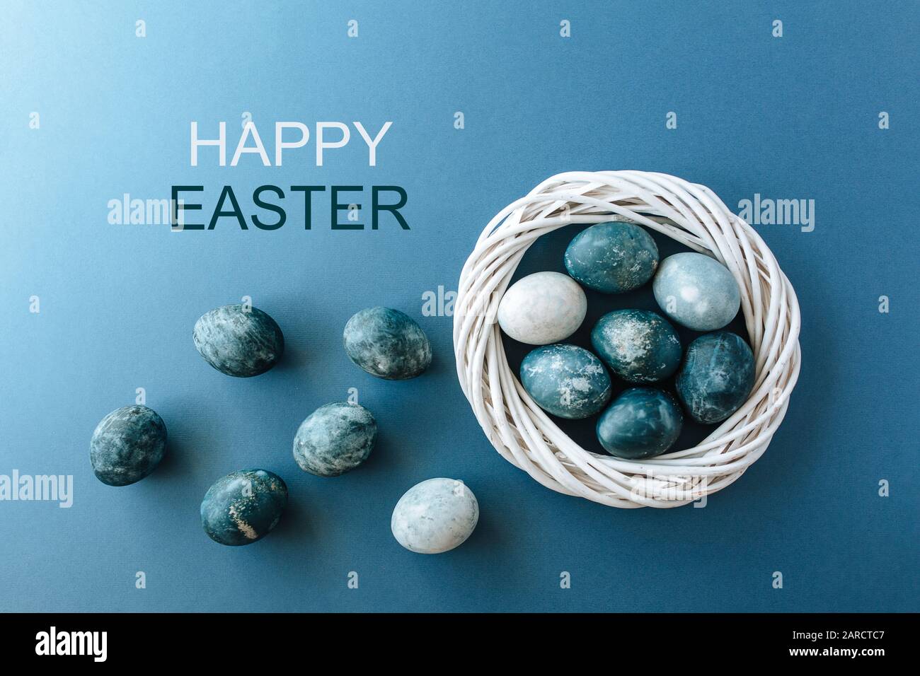 Three light blue robin eggs in their nest on a white background Stock ...