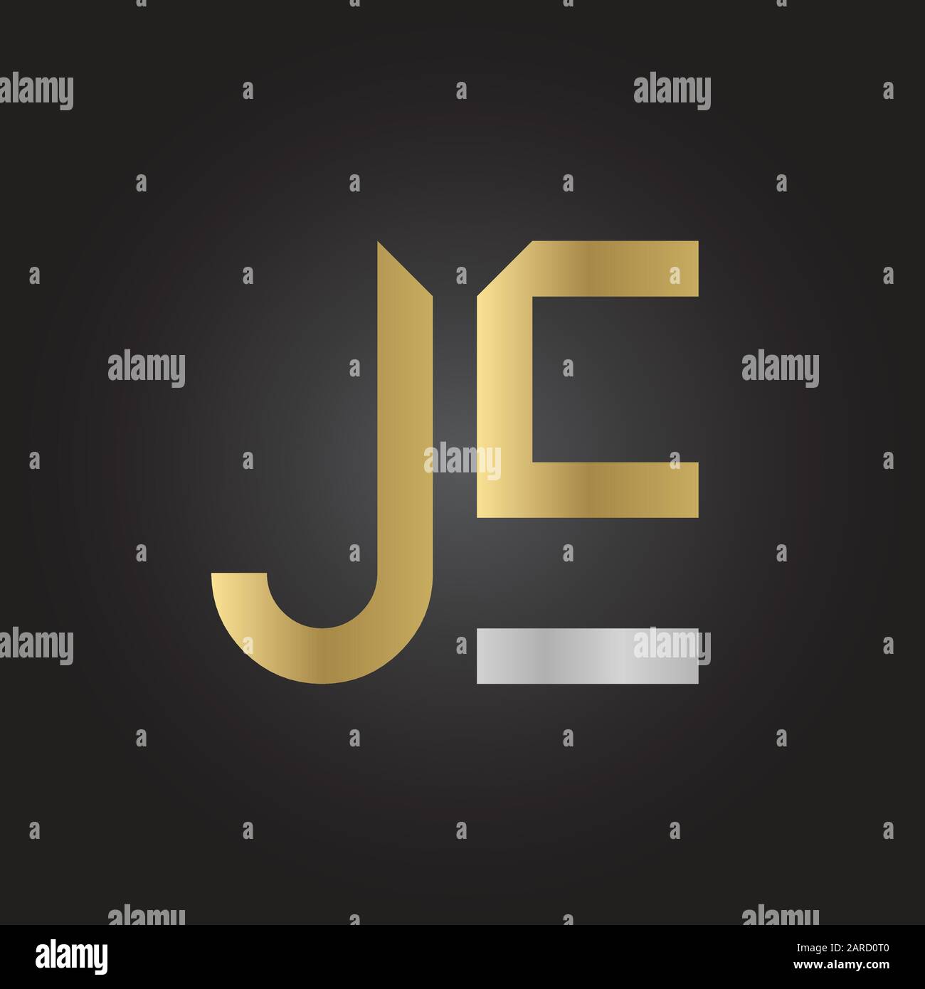 letter JE Logo Design Vector Template Initial Linked Letter Design JE