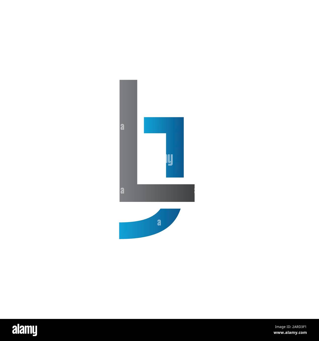 letter JL Logo Design Vector Template. Initial Linked Letter Design JL Vector Illustration Stock Vector