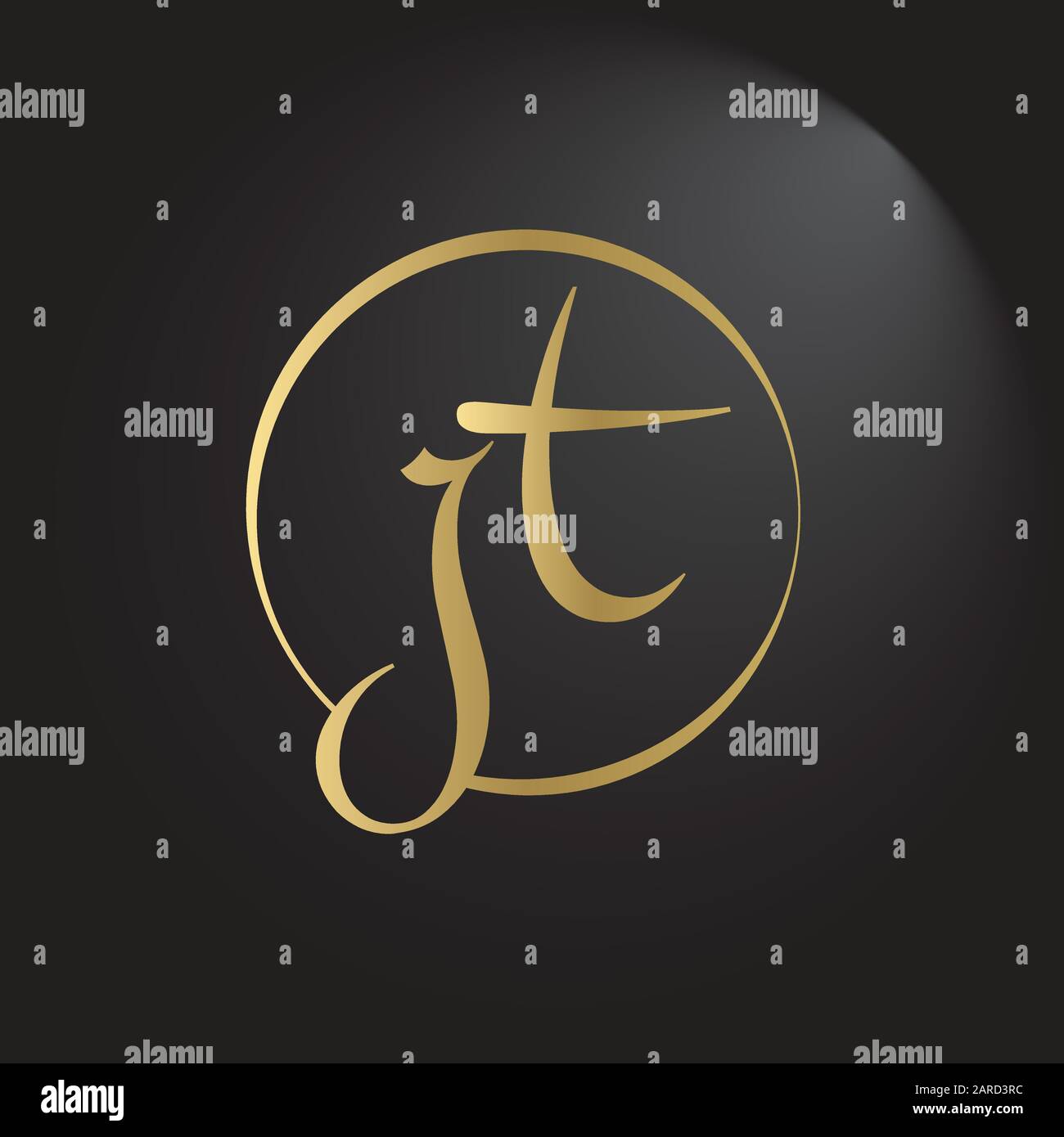 Letter Jt Logo Design Vector Template Initial Linked Letter Design Jt Vector Illustration Stock Vector Image Art Alamy