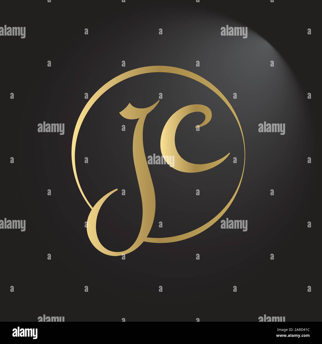 letter JC Logo Design Vector Template. Initial Linked Letter Design JC ...