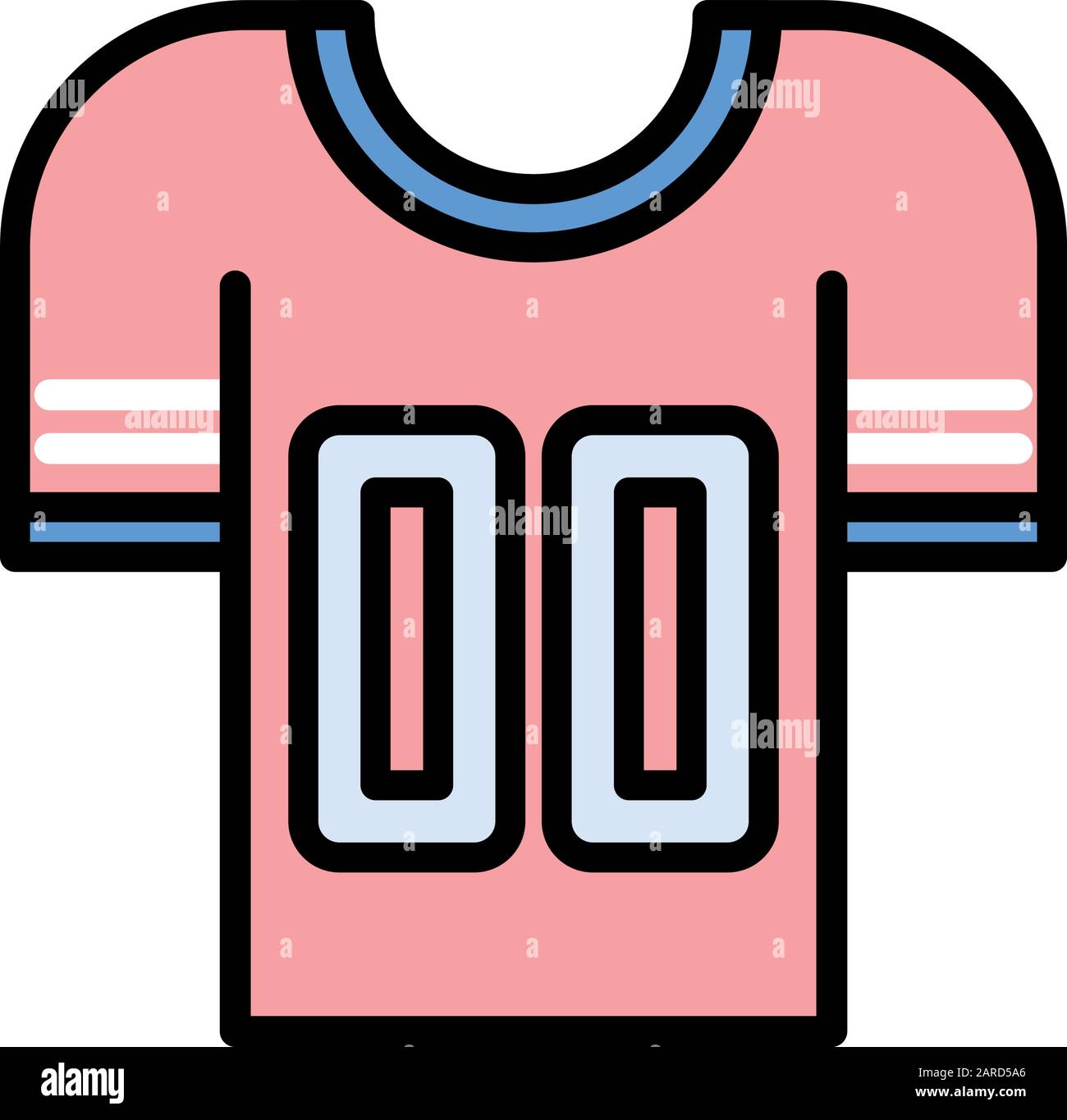 Realistic american football jersey Atlanta Falcons, shirt template for kit.  Vector illustration Stock Vector Image & Art - Alamy