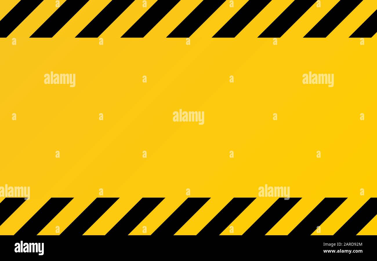 Caution Stripes Border