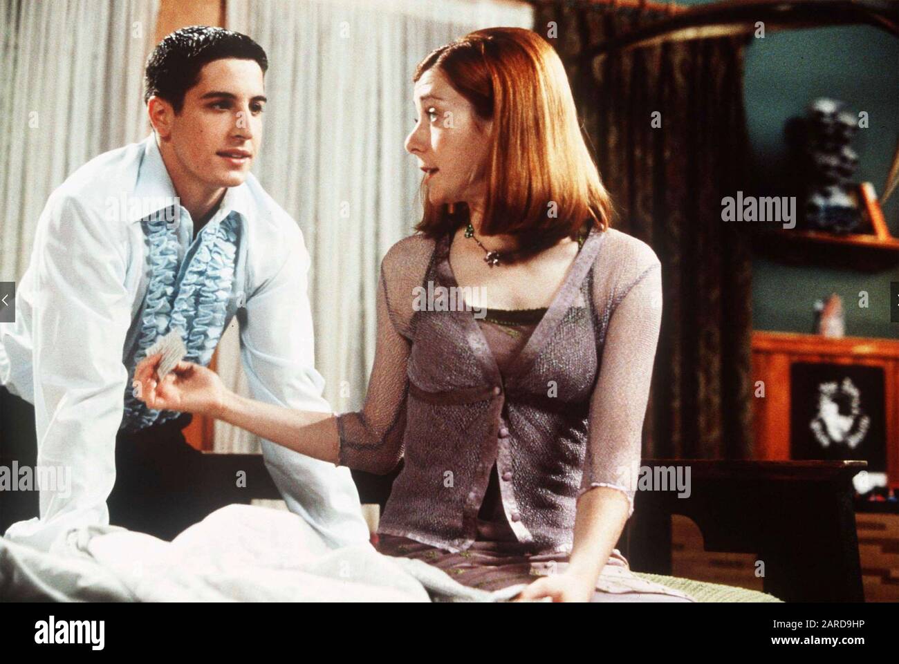 AMERICAN PIE  1999 Universal Pictures film with Alyson Hannigan and Jason Biggs Stock Photo