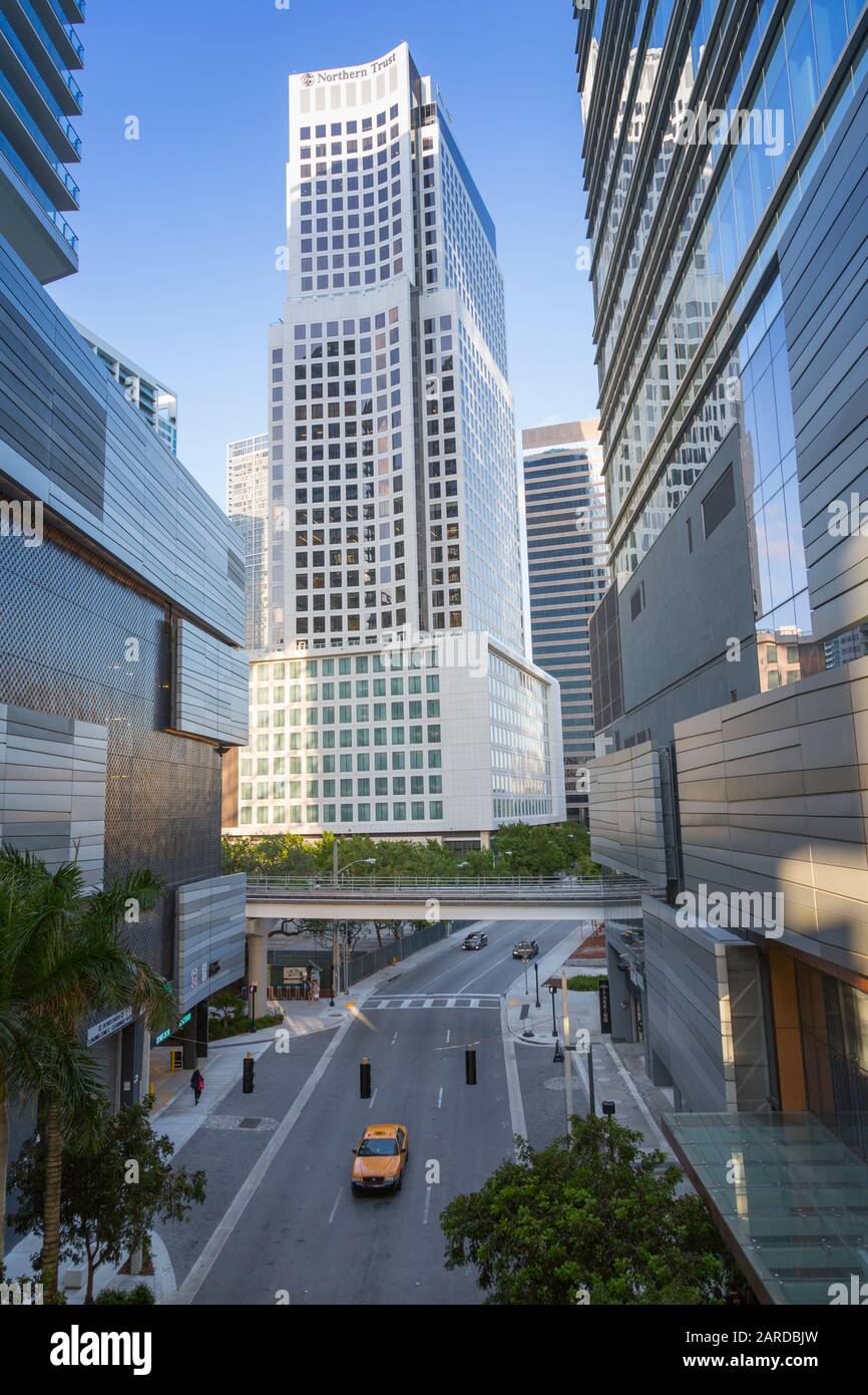 View from Brickell City Centre shopping mall in Downtown Miami, Miami
