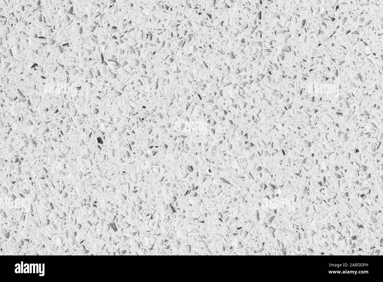 Quartz surface white for bathroom or kitchen countertop. High resolution texture and pattern. Stock Photo