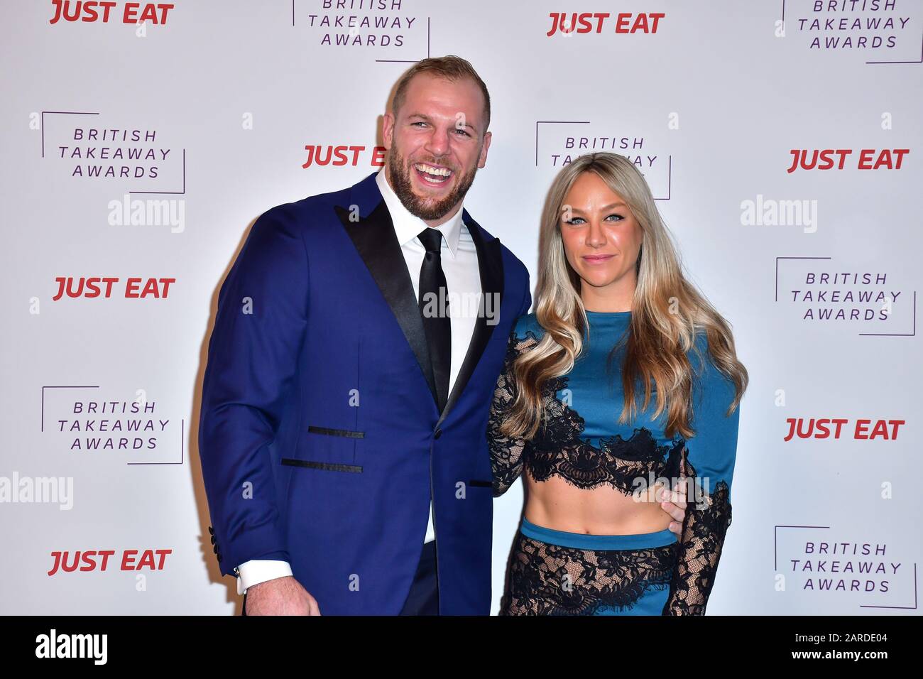 London, UK. 27th Jan, 2020. James Haskell, Chloe Madeley attend the