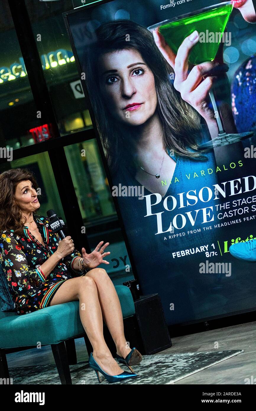 New York, NY, USA. 27th Jan, 2020. Nia Vardalos visits the BUILD Series