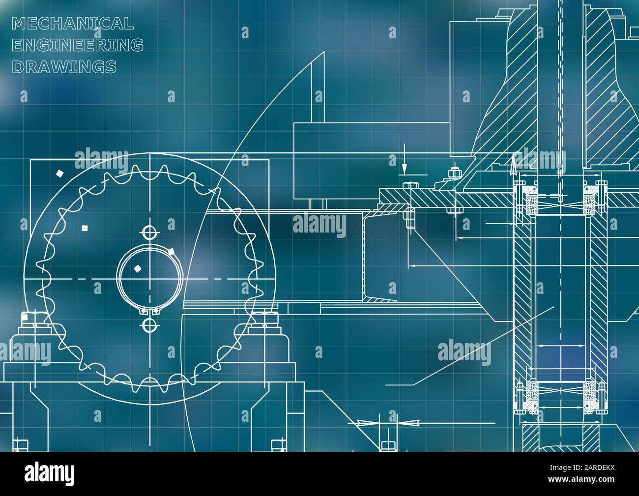 Blueprints. Engineering Backgrounds. Mechanical Engineering Drawings ...