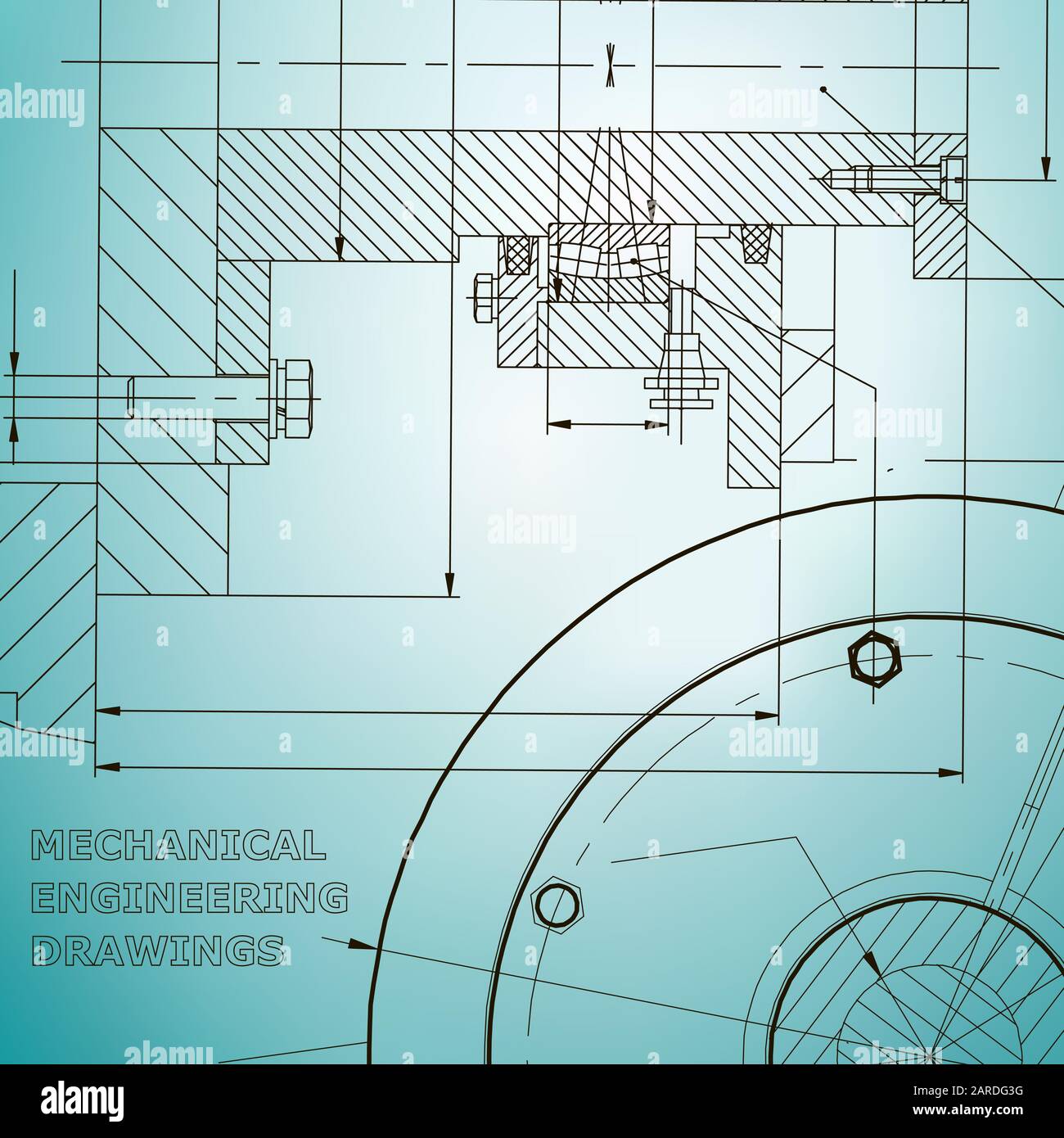 Light structural drawing Stock Vector Images - Alamy