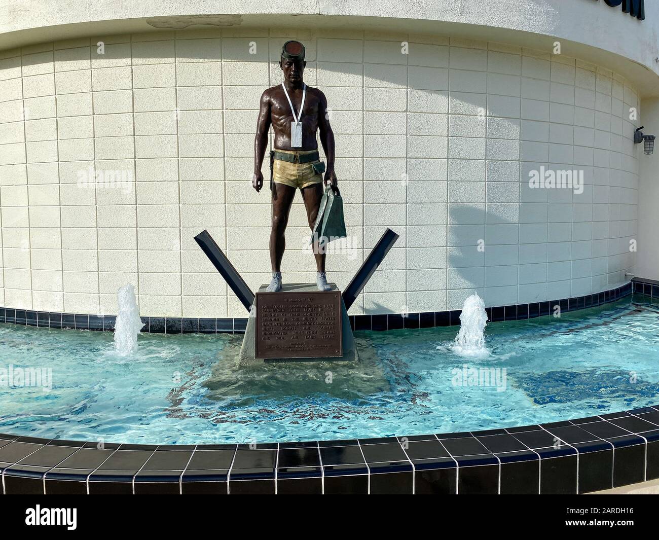 Ft. Pierce,FL/USA1/27/20 The exterior of the Navy SEAL Museum