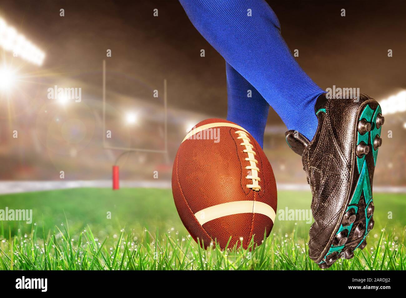 Free Field Goal Kick Football Clipart
