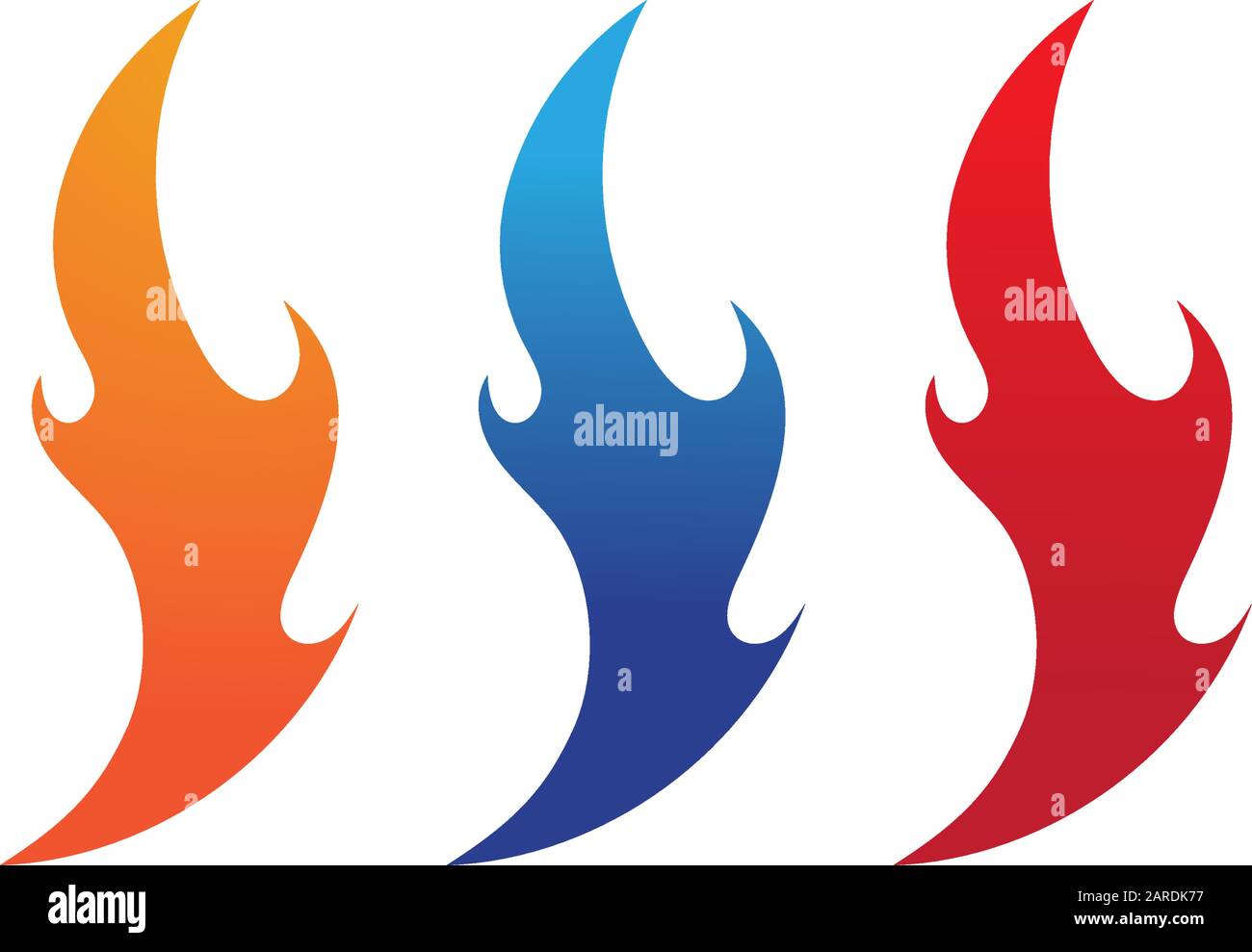 Fire flame vector illustration design template Stock Vector Image & Art ...
