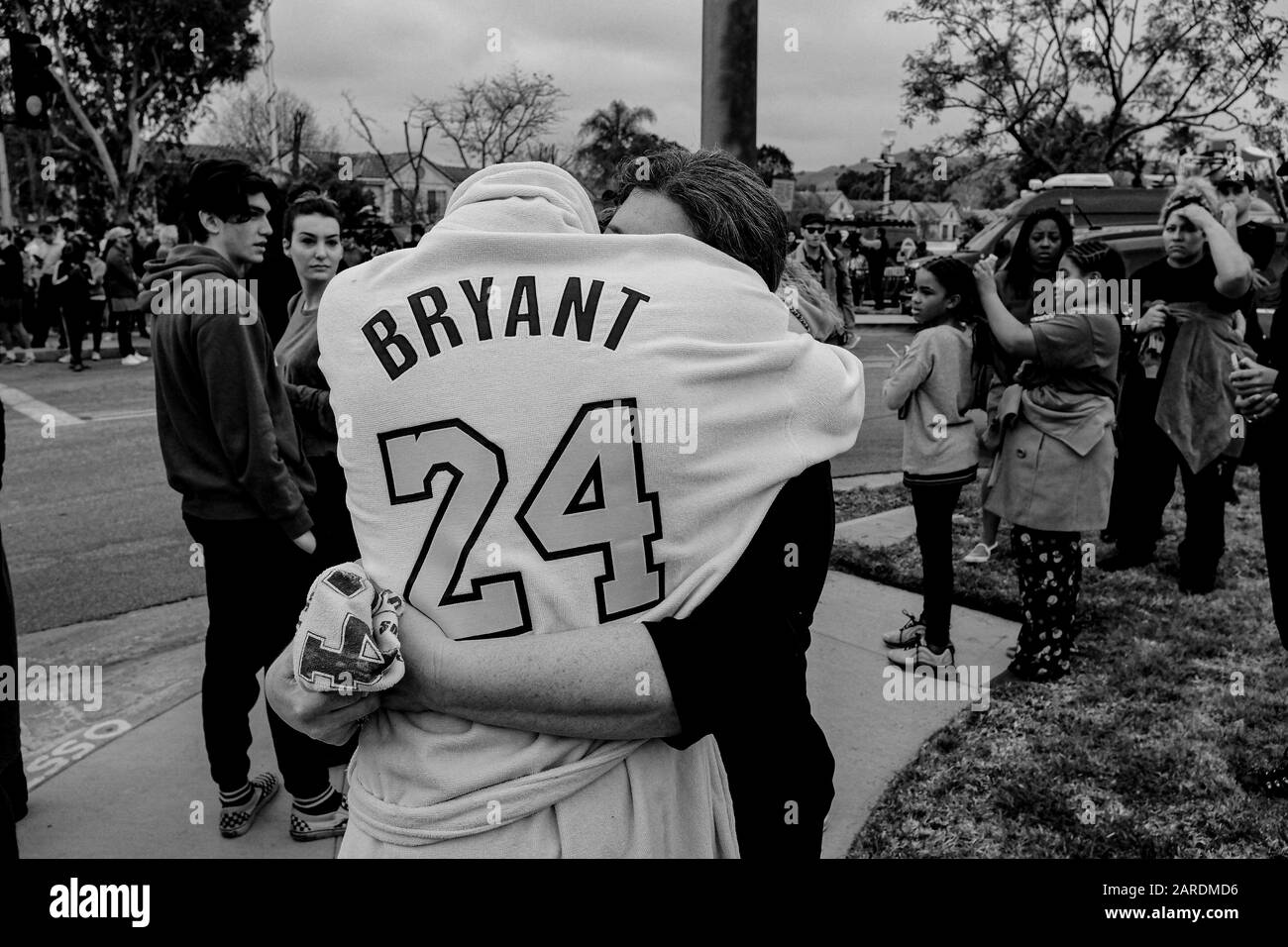 Kobe Bryant Dramatic Black & White Photo Effect #Black&White #PhotoEffect