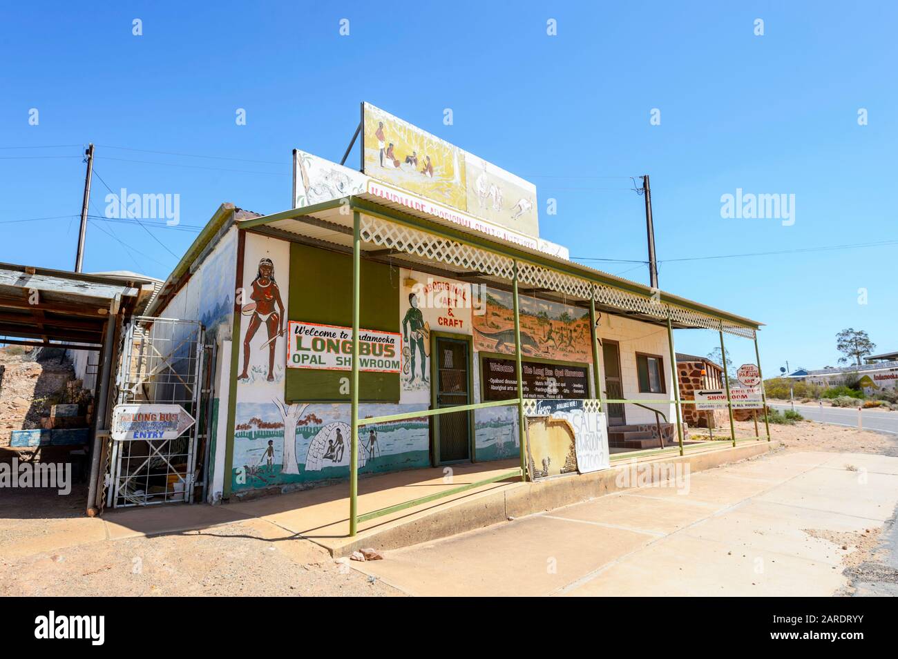 Shop in the remote opal mining town of Andamooka, South Australia