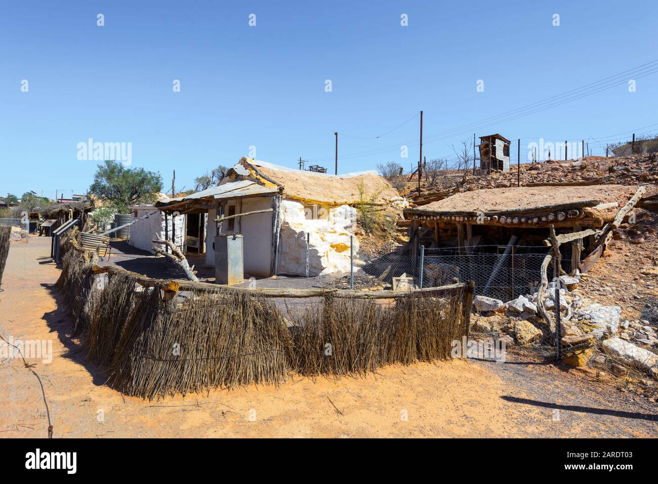 Historical miner's cottage in the opal mining town of Andamooka, South
