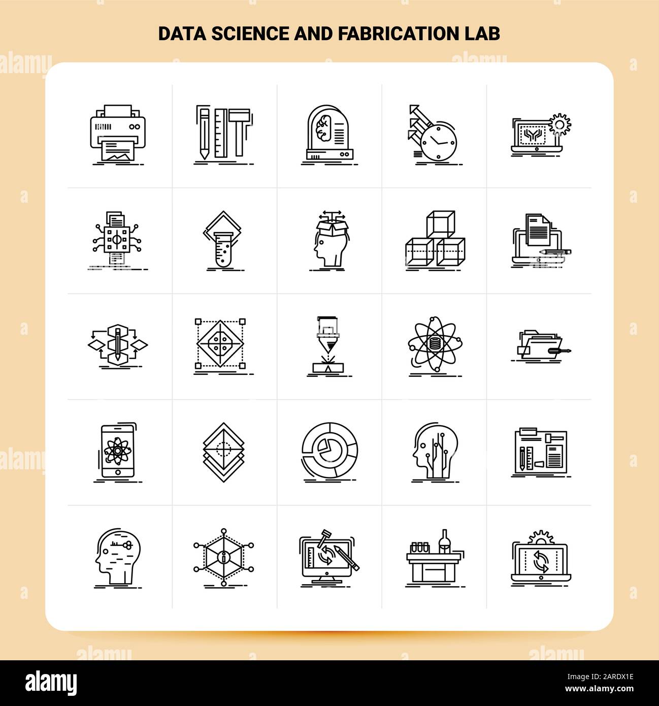 Fabrication laboratory Stock Vector Images - Alamy