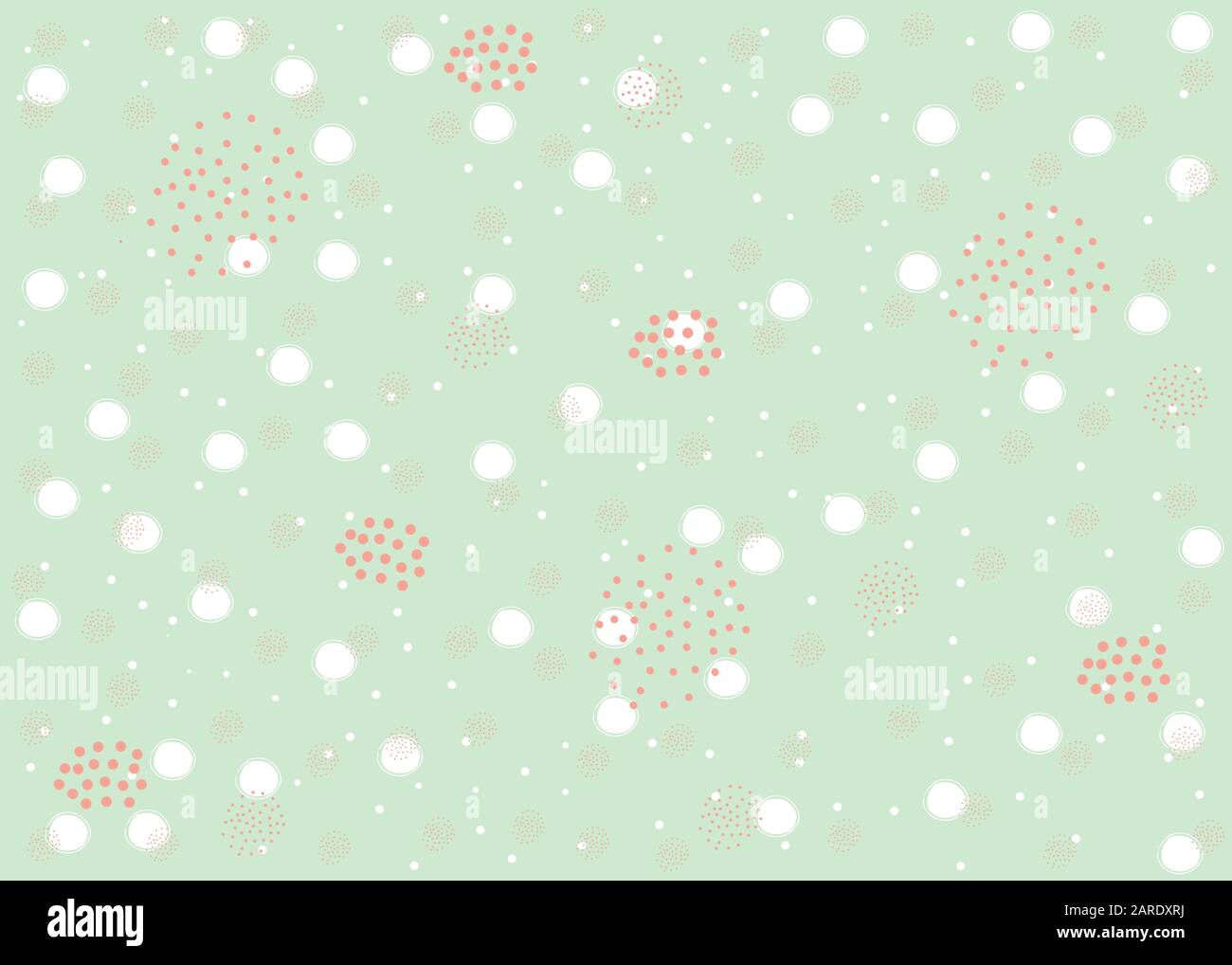 Seamless pattern with grouped dots. Great for wrapping, textiles, fabric, swatches, backdrops, templates, etc. Vector Illustration Stock Vector