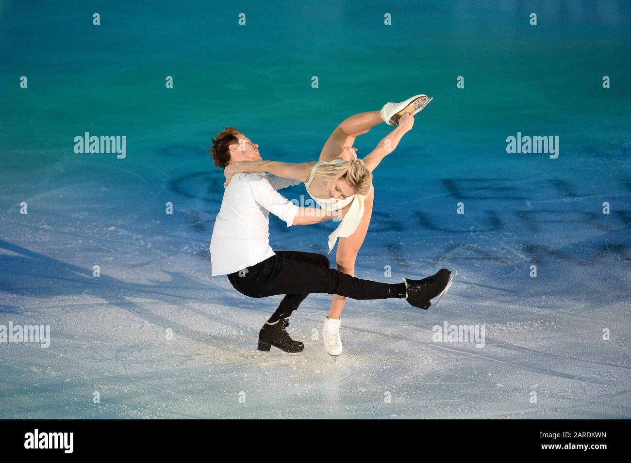 Victoria SINITSINA & Nikita KATSALAPOV from Russia, during the