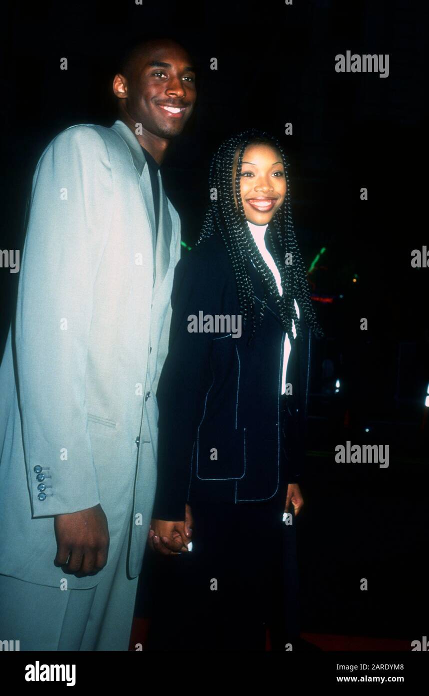 Hollywood, California, USA 11th June 1996 Athlete Kobe Bryant and