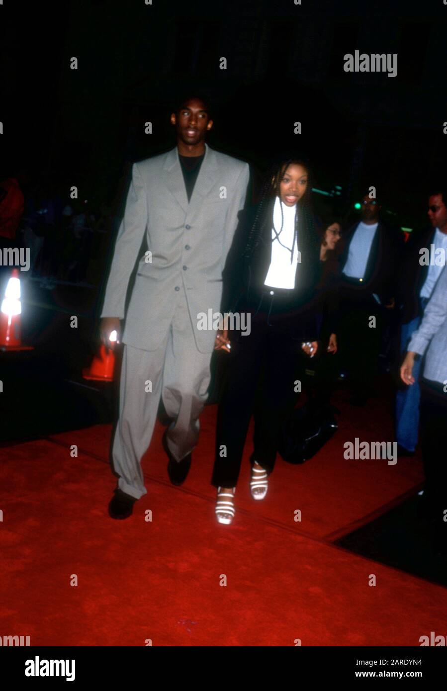 Hollywood, California, USA 11th June 1996 Athlete Kobe Bryant and