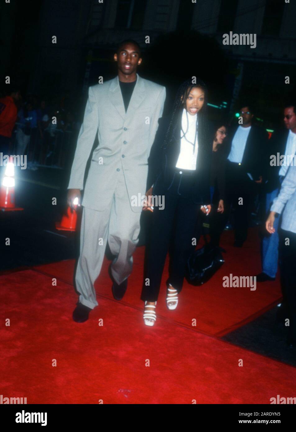 Hollywood, California, USA 11th June 1996 Athlete Kobe Bryant and