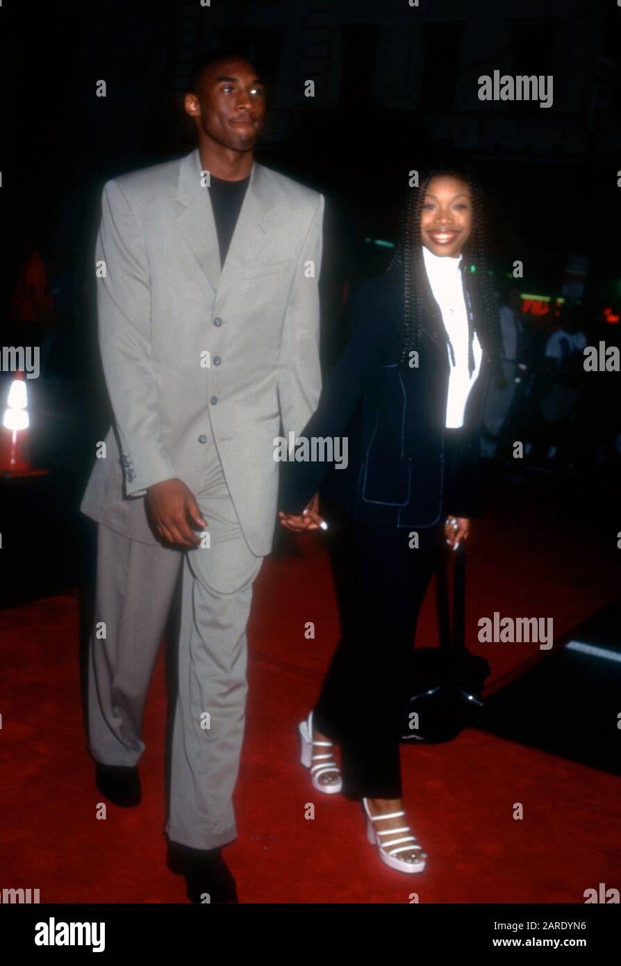 Hollywood, California, USA 11th June 1996 Athlete Kobe Bryant and