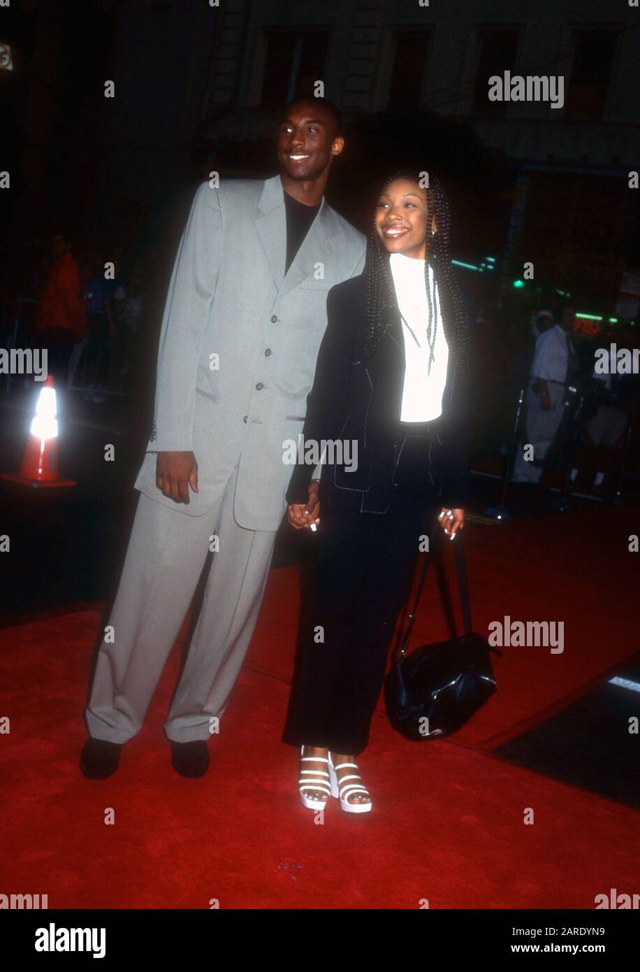 Hollywood, California, USA 11th June 1996 Athlete Kobe Bryant and