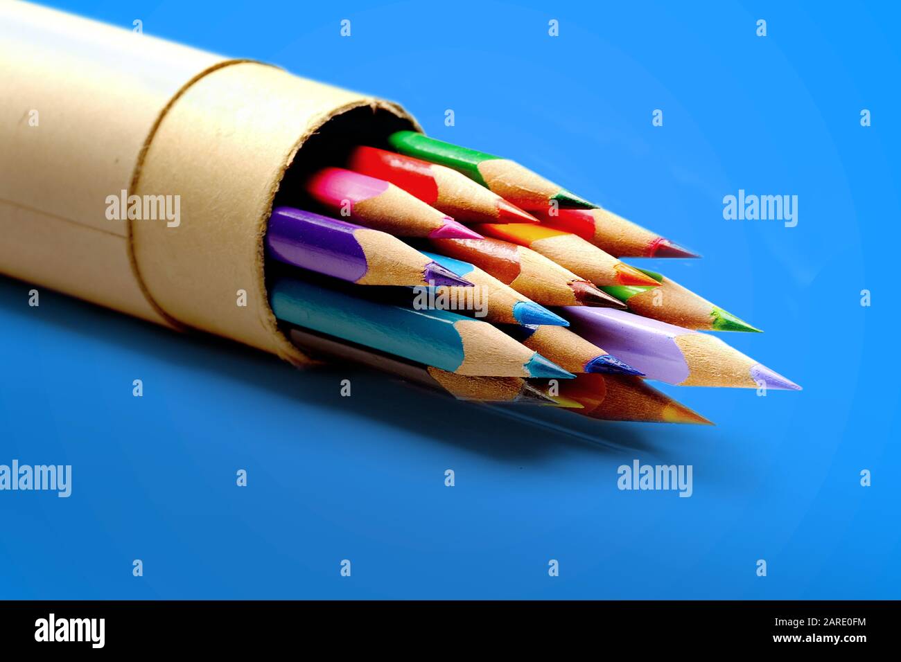 vibrant color pencils