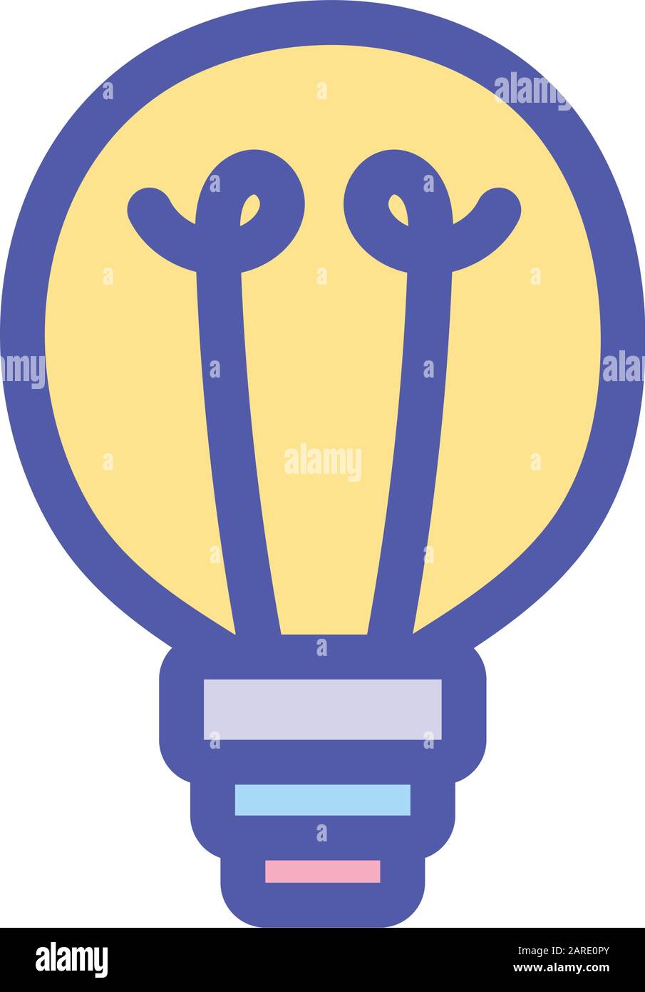 light bulb creativity idea concept icon vector illustration Stock ...