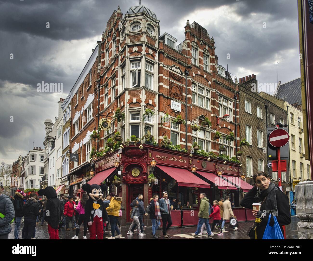 LONDON, UNITED KINGDOM Apr 12, 2019 A scenery of the Waxy's Little