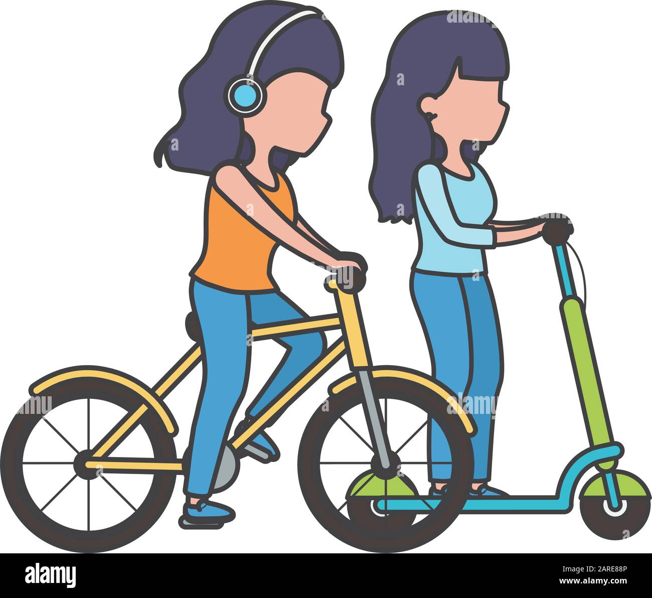park and bike