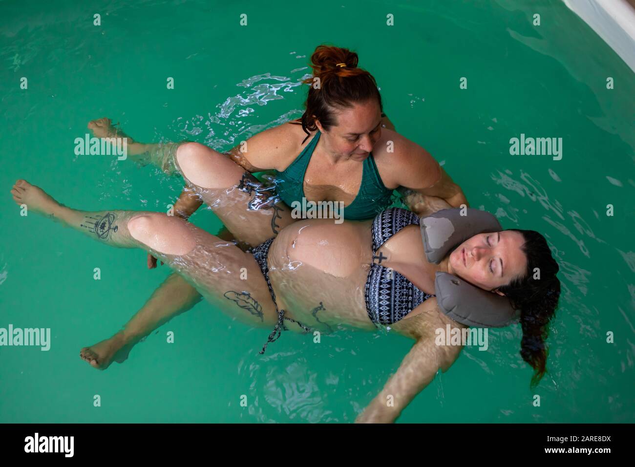 Swimsuit Massage