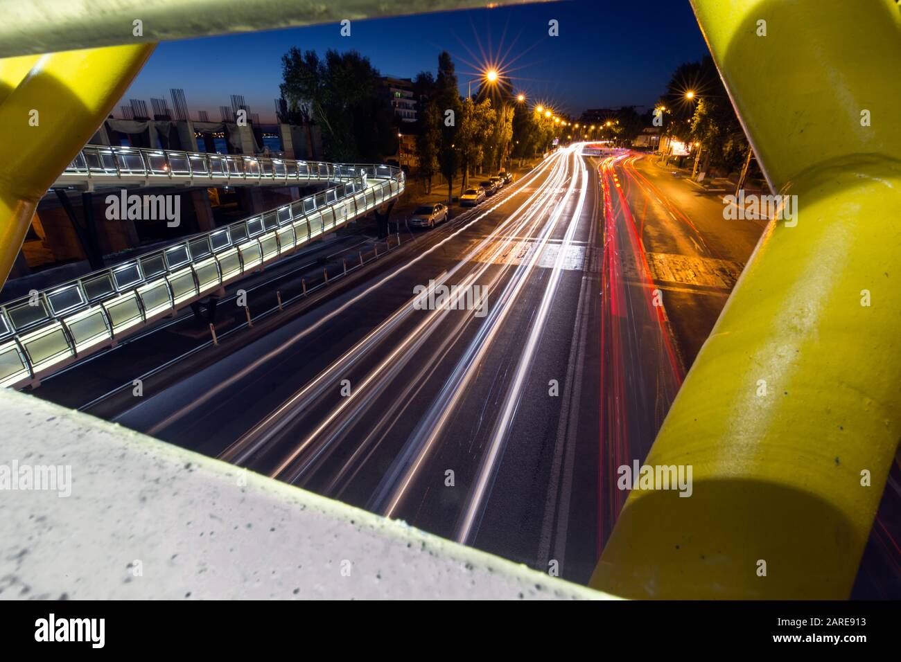 Night speed driving timelapse city hi-res stock photography and images ...