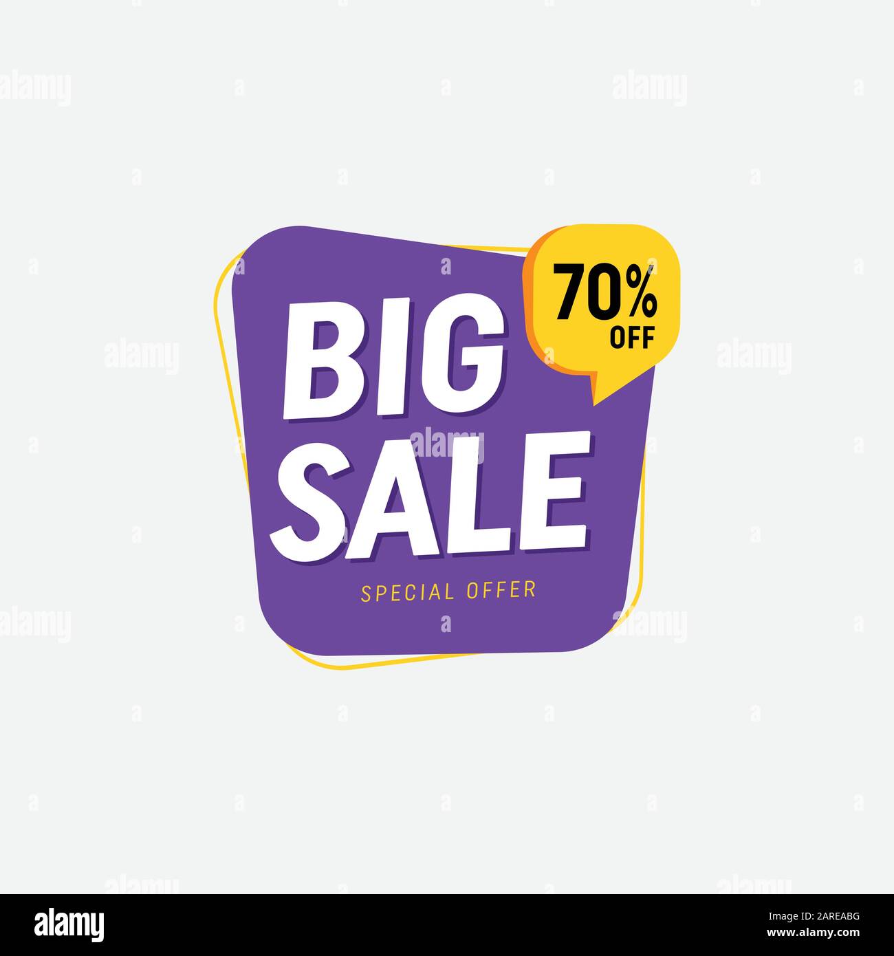 Great Deal Banner or Label for Digital Media Marketing Sale Advertising  Promotion. Discount Hot Offer, Weekend Shopping Stock Vector - Illustration  of banner, poster: 204771281