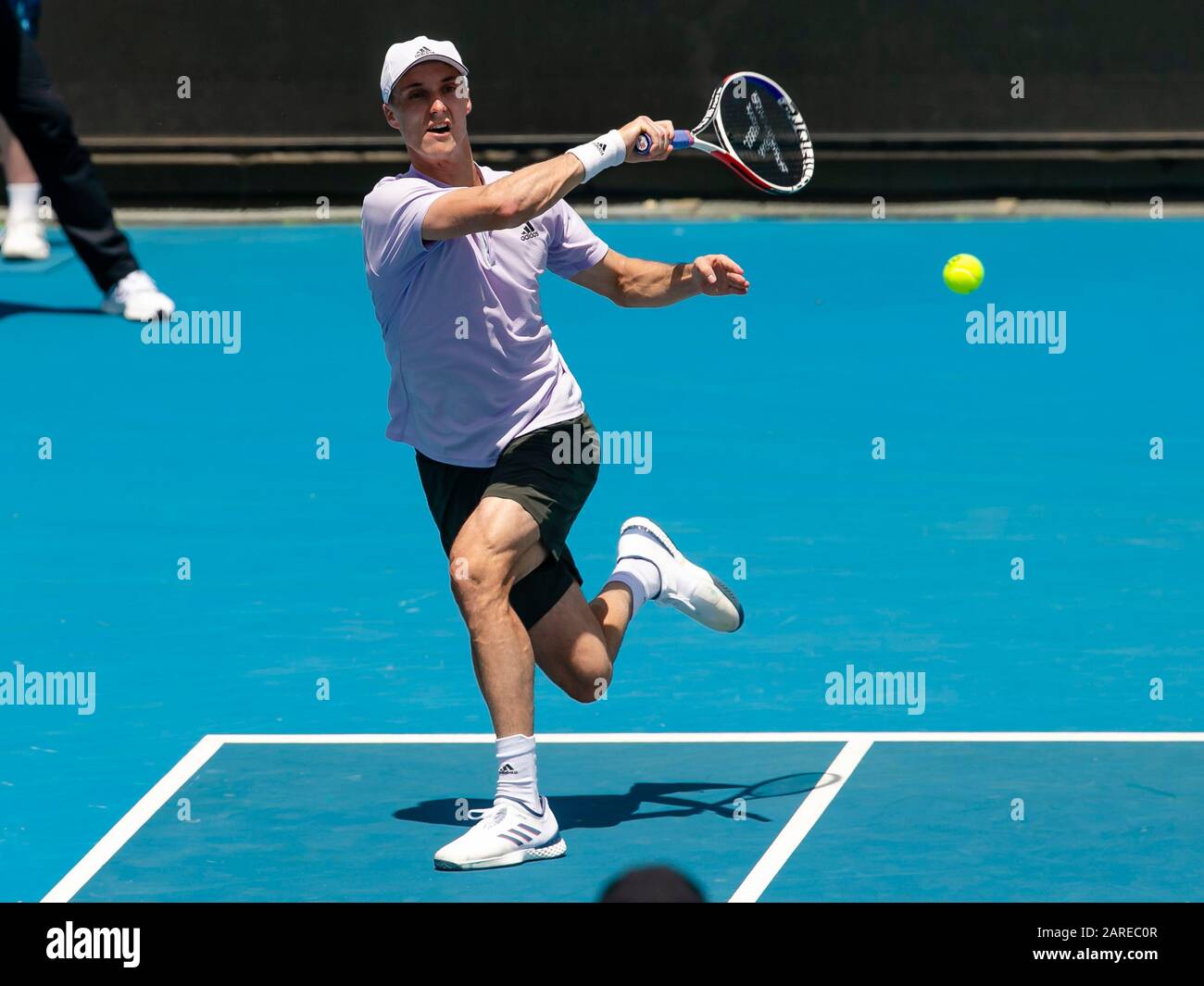 Melbourne, Australia. 28th Jan, 2020. Joe Salisbury from Great Britain in  action during his doubles Quarterfinal match at the 2020 Australian Open Grand  Slam tennis tournament in Melbourne, Australia. Credit: Frank Molter/Alamy