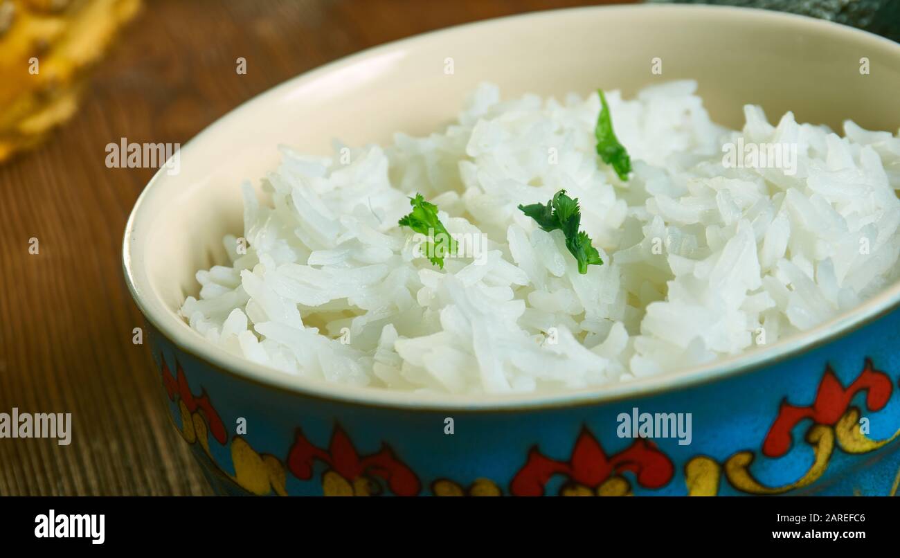 Wali Wa Nazi White Rice In Coconut Milk Tanzanian Cuisine 