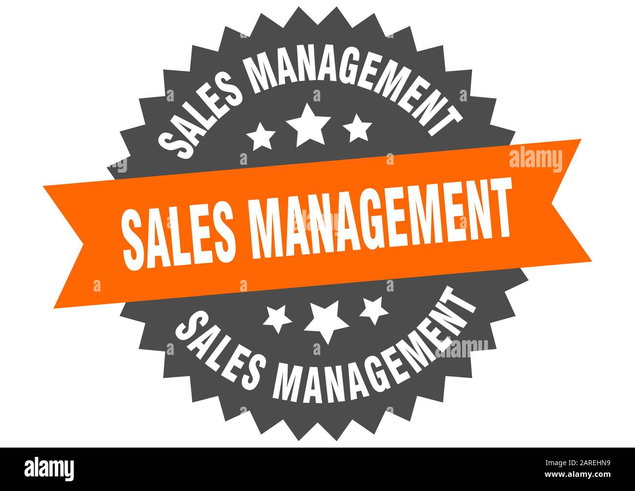 sales management sign. sales management circular band label. round ...