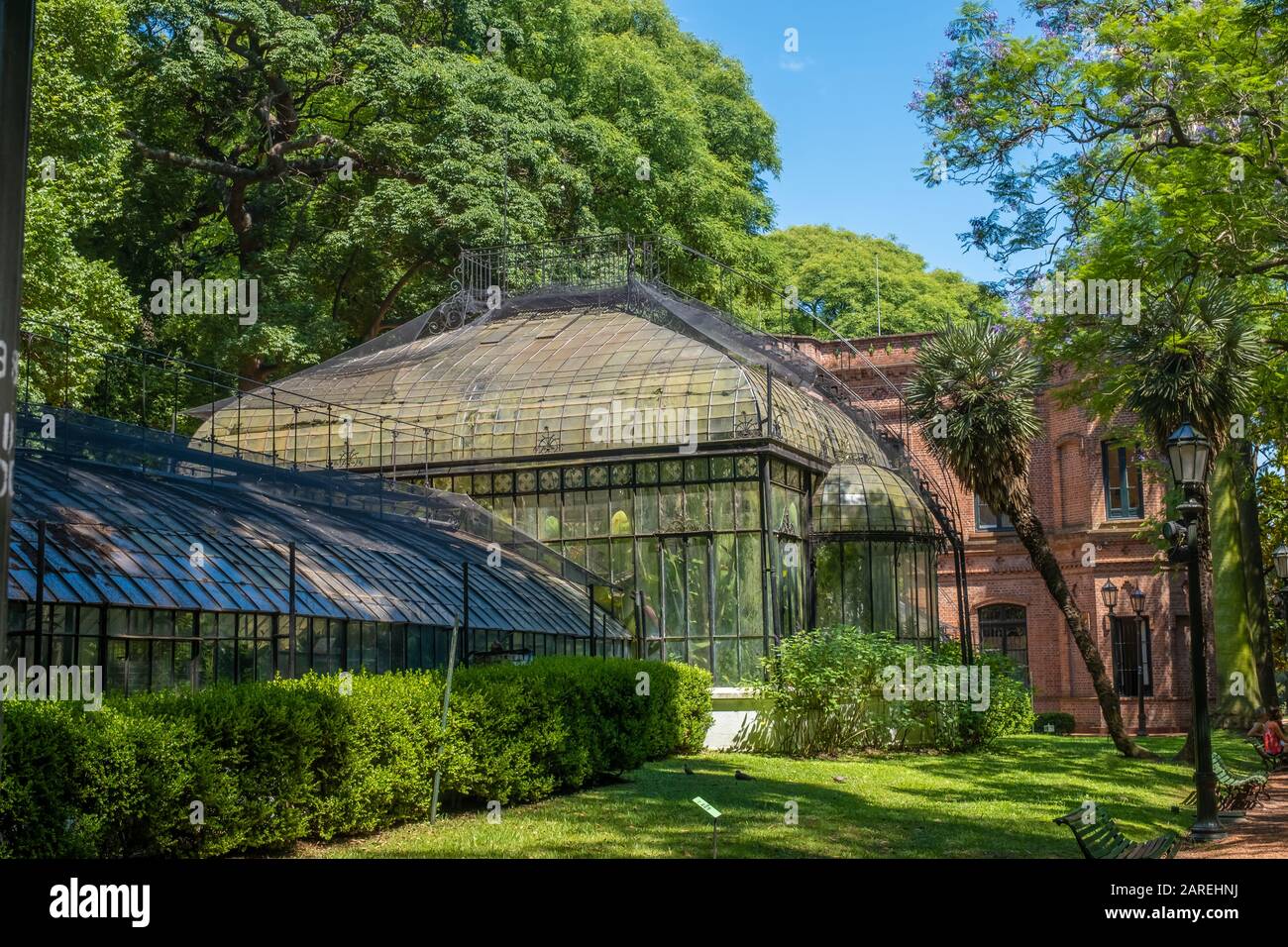 Botanical Gardens In The Palermo District Of Buenos Aires