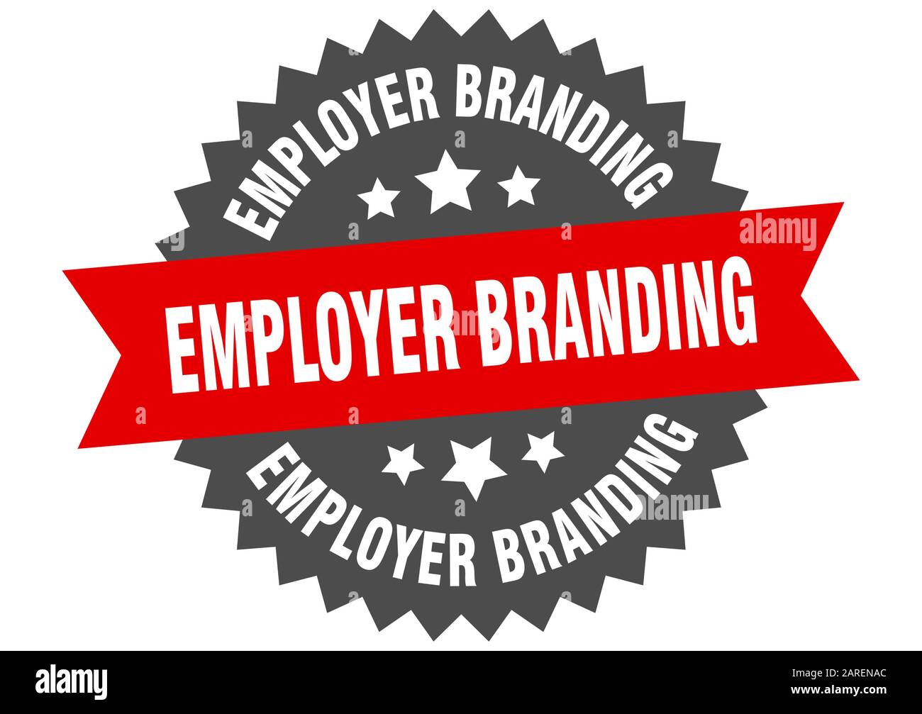 employer branding sign. employer branding circular band label. round ...