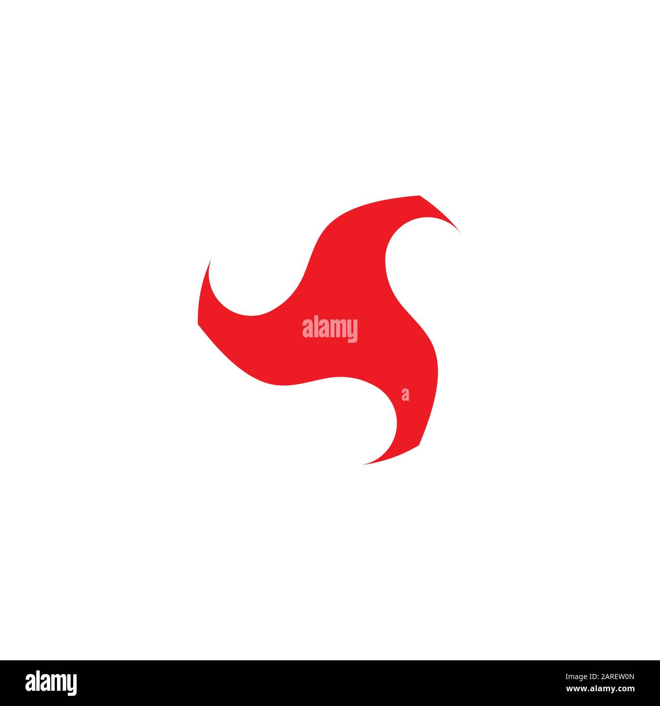 abstract circle triangle geometric logo vector Stock Vector