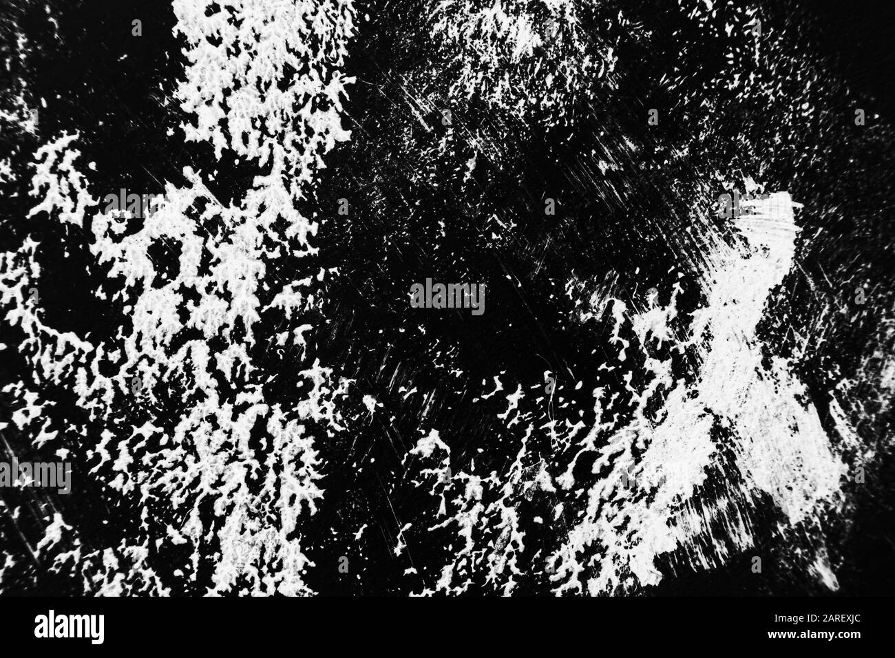 White paint burlap fabric patterns on a black background. horizontal orientation Stock Photo Alamy