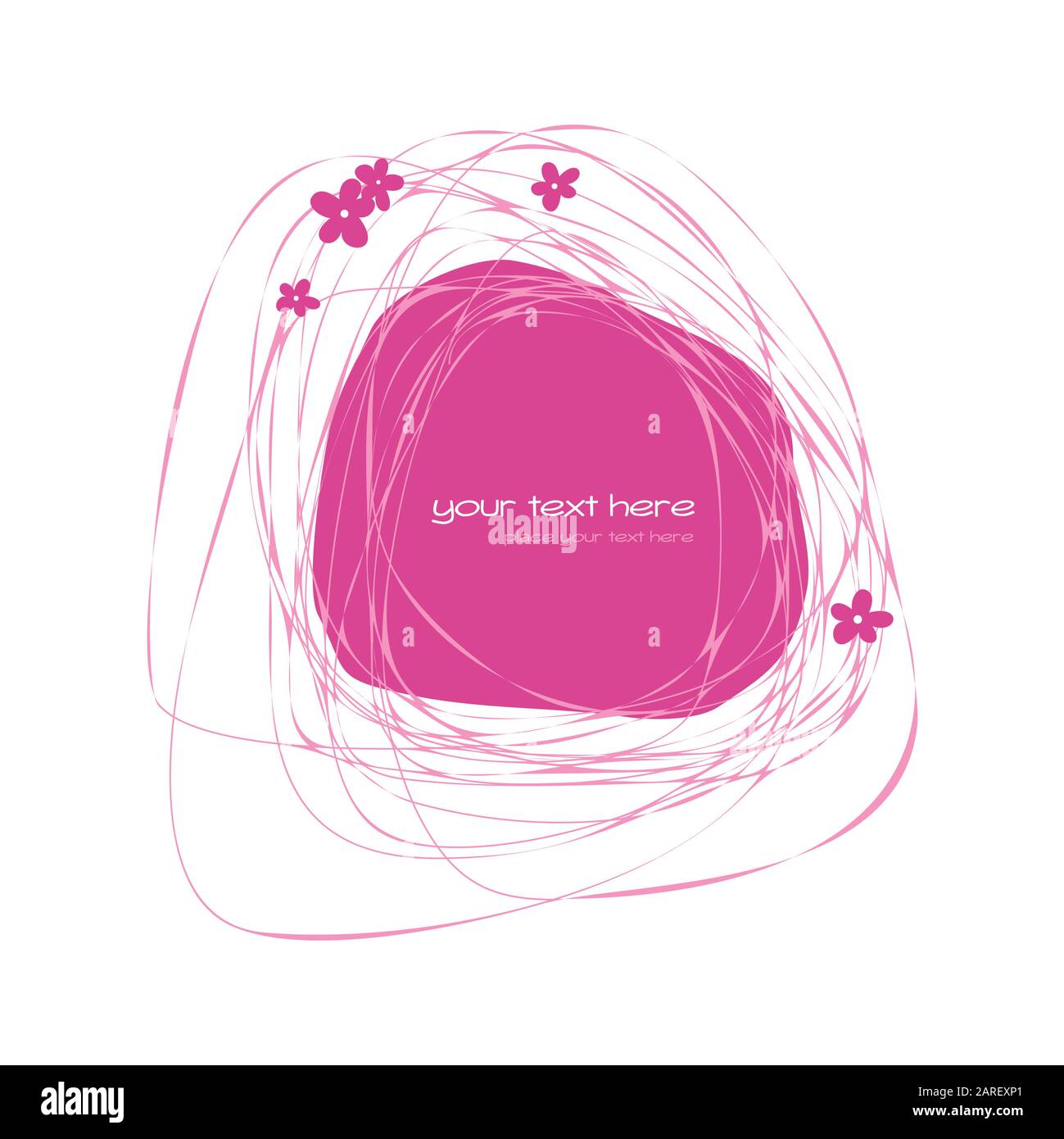 Abstract pink frame Stock Vector Image & Art - Alamy